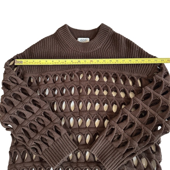 NWT COS Open Knit Wool Sweater - Picture 7 of 9